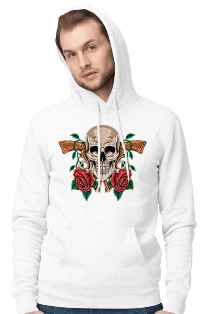 Skull with roses