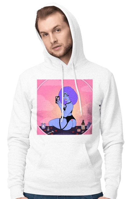 Фіолетова Дівчина Фото У Дзеркалі