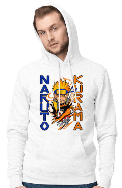 Чоловіче худі з принтом "Наруто". Naruto, аніме, манга, наруто, ніндзя, персонаж, серіал. futbolka.stylus.ua