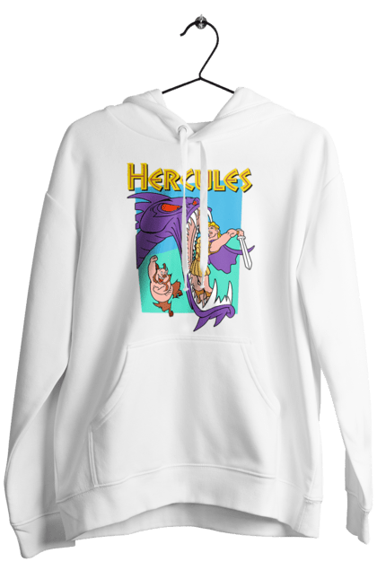 Men's hoodie with prints Hercules. Cartoon, greece, hercules, myth. 2070702