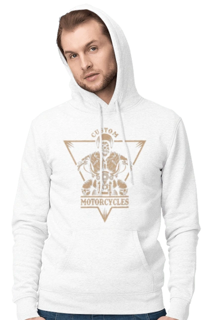 Скелет на мотоциклі