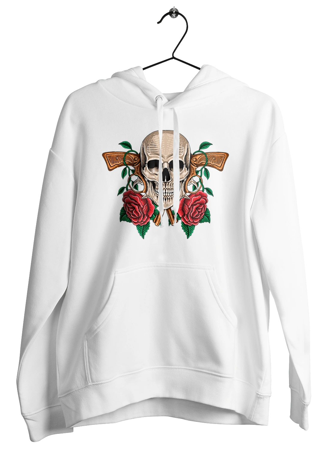 Skull with roses