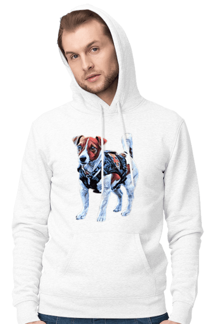 Чоловіче худі з принтом "Пес Патрон". Зсу, патрон, пес, пес патрон, україна. 2070702