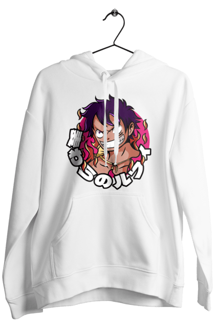 Men's hoodie with prints One Piece Luffy. Anime, luffy, manga, monkey de luffy, one piece, pirates. 2070702