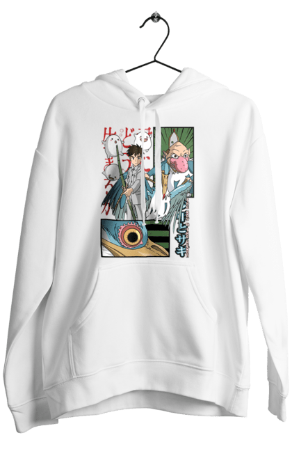 Men's hoodie with prints The Boy and the Heron. Boy and bird, cartoon, ghibli, japan, miyazaki, studio ghibli. 2070702