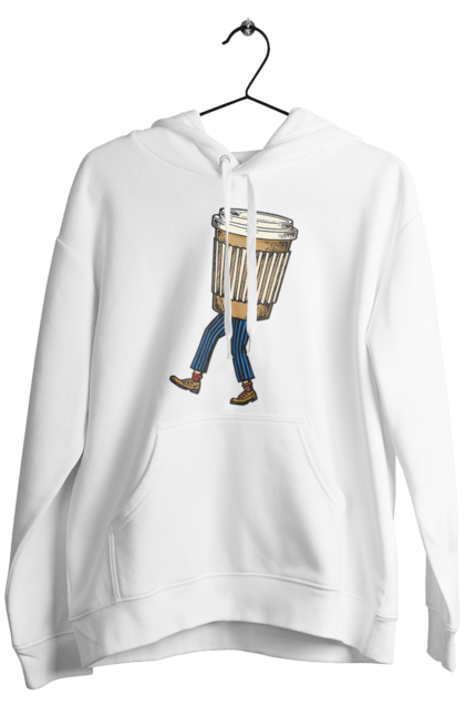 Чоловіче худі з принтом "Людина Кава". Кава. 2070702