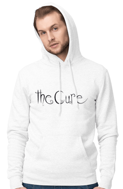 Мужское худи с принтом The Cure. Cure, kiss me, альтернативный рок, готик-рок, группа, дрим-поп, музыка, новая волна, постпанк, рок. 2070702