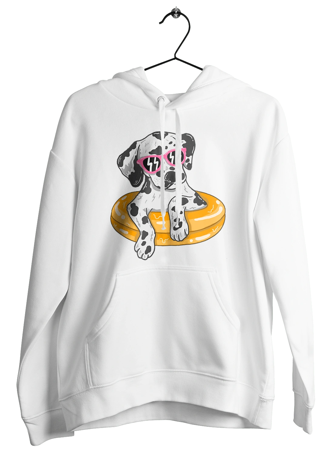 Dalmatian Swims In A Circle