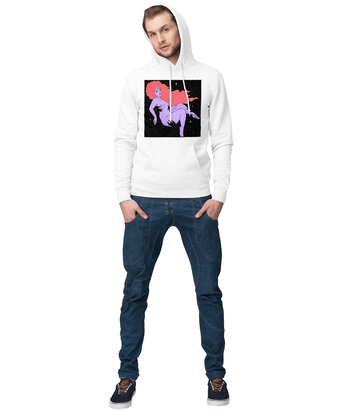 Purple Girl In Black Dire