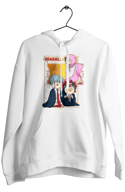 Men's hoodie with prints Magic and Muscles. Adventure, anime, comedy, magic and muscles, manga. 2070702