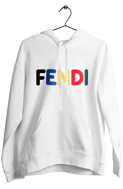 Мужское худи с принтом Fendi. Fendi, lvmh, бренд, дом моды, италия, люкс, мода, одежда, сумка, фенди. 2070702