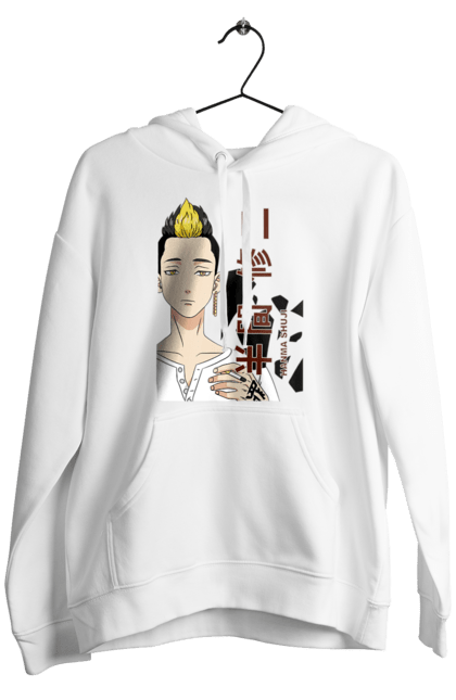 Men's hoodie with prints Tokyo Revengers Hanma. Anime, film, hanma, manga, tokyo manji gang, tokyo revengers, tv series. 2070702