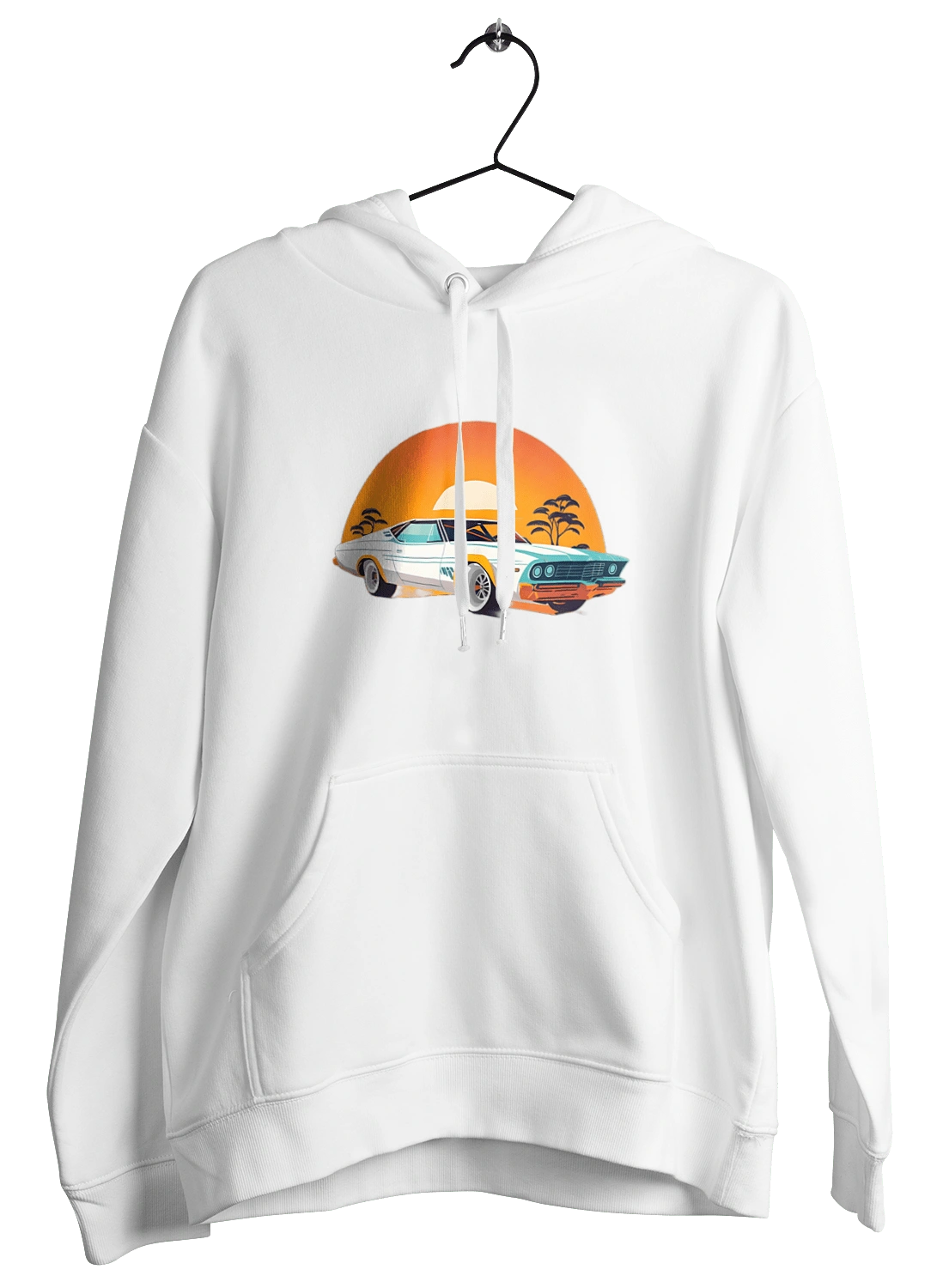 Красивая машина на закате