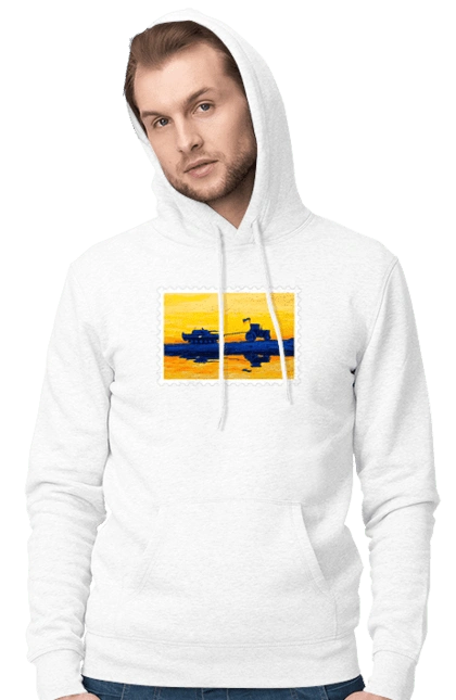 New brand, tractor pulling tank