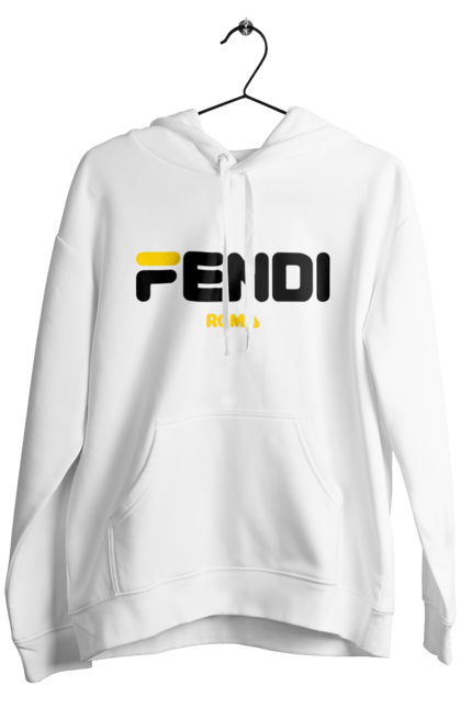 Чоловіче худі з принтом "Fendi". Fendi, lvmh, бренд, будинок моди, італія, люкс, мода, одяг, сумка, фенді. 2070702