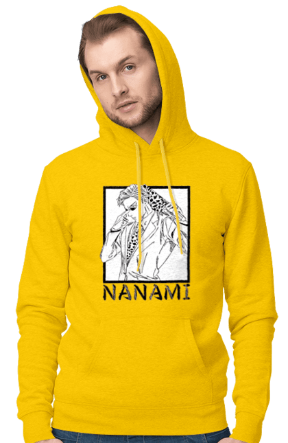 Чоловіче худі з принтом "Нанамі". Аніме, кенто нанамі, магічна битва, манга, нанамі. PrintMarket - інтернет-магазин одягу та аксесуарів з принтами плюс конструктор принтів - створи свій унікальний дизайн