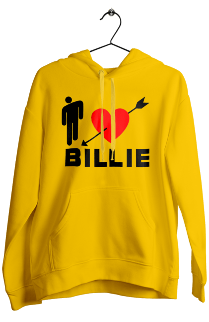 Чоловіче худі з принтом "Біллі Айліш". Біллі айліш, логотип біллі айліш, принт біллі айліш, співачка біллі айліш. CustomPrint.market