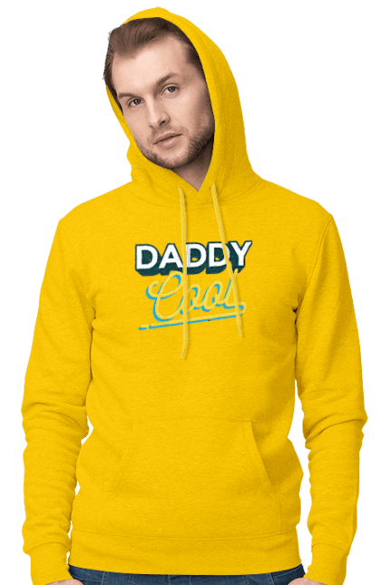 Чоловіче худі з принтом "Кльовий тато". Dad, daddy, батька, батько, батя, день, день батька, зять, коханий чоловік, мужик, папа, папулечка, подарунок, свято, улюблений, чоловік, яжбати. PrintMarket - інтернет-магазин одягу та аксесуарів з принтами плюс конструктор принтів - створи свій унікальний дизайн