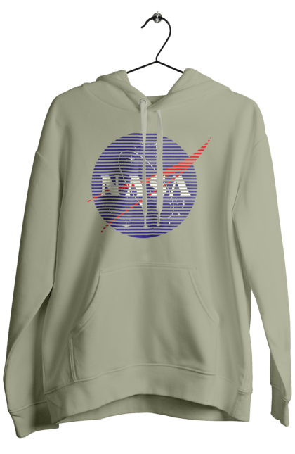 Men's hoodie with prints NASA. Aeronautics, astronautics, aviation, nasa, research, rocket, science, space, technologies, usa. 2070702