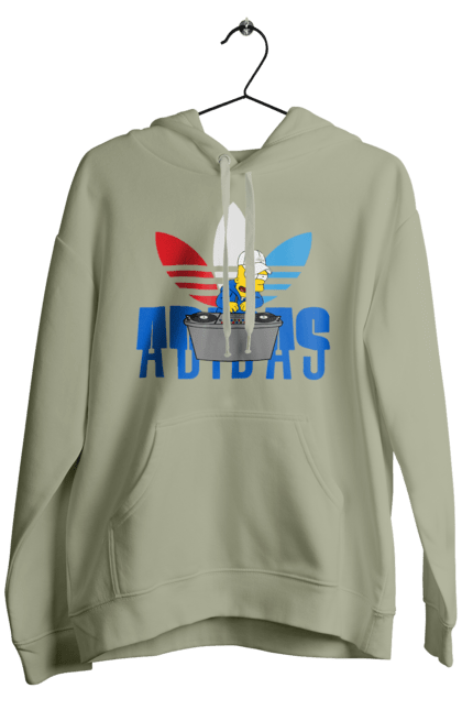 Чоловіче худі з принтом "Adidas Барт". Adidas, bart, адідас, барт, мультфільм, серіал, сімпсон. 2070702