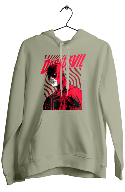 Men's hoodie with prints Daredevil. Daredevil, lawyer, marvel, matt murdock, superhero, television series, tv series. 2070702