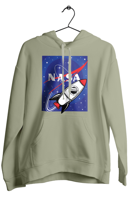 Men's hoodie with prints NASA. Aeronautics, astronautics, aviation, nasa, research, rocket, science, space, technologies, usa. 2070702