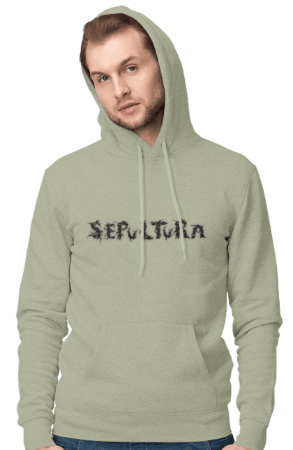 Men's hoodie with prints Sepultura. Death metal, det metal, groove metal, group, metal, music, rock, sepulture, thrash metal, trash metal. 2070702