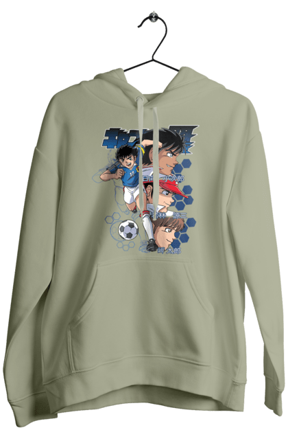 Men's hoodie with prints Captain Tsubasa. Anime, captain tsubasa, jump, manga, tsubasa oozora. 2070702