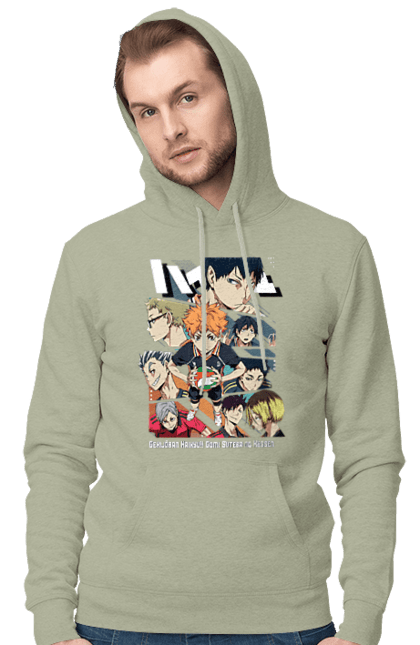 Чоловіче худі з принтом "Волейбол!! Хіната". Anime, haikyu, hinata, manga, shoyo hinata, аніме, волейбол, манга, хіната, шьо хіната. 2070702