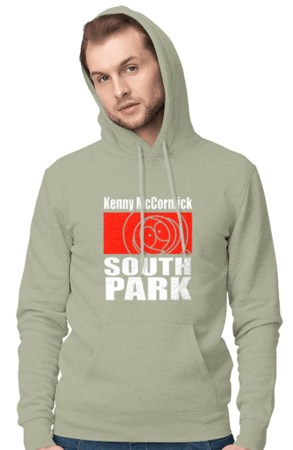 Чоловіче худі з принтом "Південний парк Кенні". Kenny, kenny mccormick, south park, кенні, кенні маккормік, мультсеріал, південний парк. 2070702