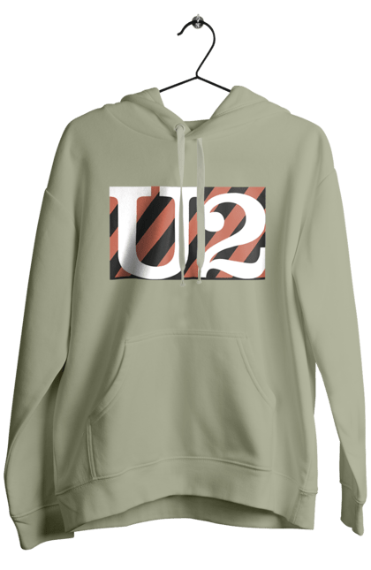 Men's hoodie with prints Group U2. Alternative rock, dance rock, group, music, post-punk, rock, soft rock, tour. 2070702