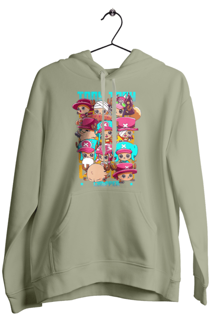 Men's hoodie with prints One Piece Tony Tony Chopper. Adventures, anime, fantasy, light novel, manga, one piece, tony tony chopper, tv series. 2070702