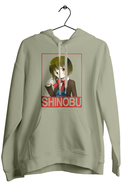 Men's hoodie with prints Kiniro Mosaic Shinobu Omiya. Anime, gold mosaic, kiniro mosaic, kinmoza, manga, shinobu, shinobu omiya. 2070702