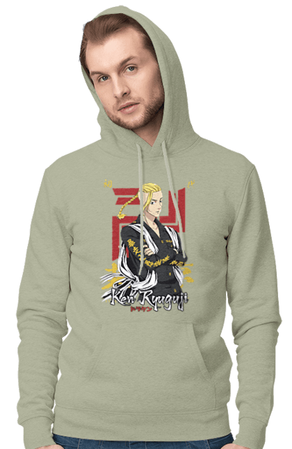 Men's hoodie with prints Tokyo Revengers Draken. Anime, draken, ken ryuguji, ken-chin, manga, serial, tokyo manji gang, tokyo revengers. 2070702