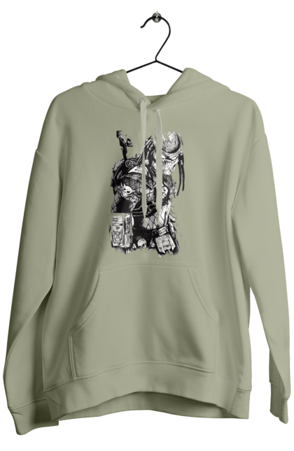 Men's hoodie with prints The Predator. Alien, cinema, film, predator, thriller. 2070702