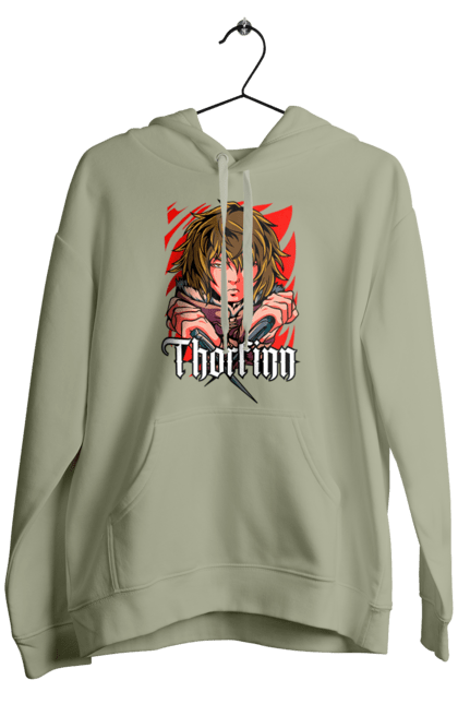 Men's hoodie with prints Vinland Saga Thorfinn. Anime, manga, thorfinn, vinland saga. 2070702