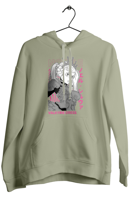 Men's hoodie with prints Black Clover Noelle Silva. Anime, black clover, manga, noelle, noelle silva. 2070702