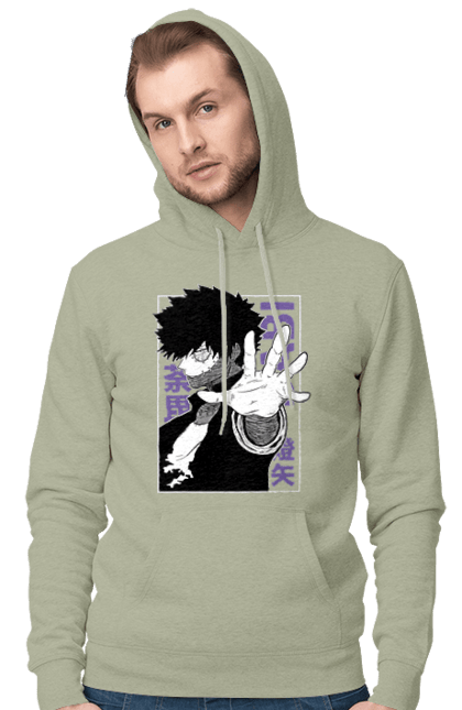 Чоловіче худі з принтом "Моя академія героїв Дабі". Dabi, my hero academia, todoroki, toya todoroki, академія юей, аніме, дабі, моя академія героїв, тодорокі, тойя тодорокі. 2070702