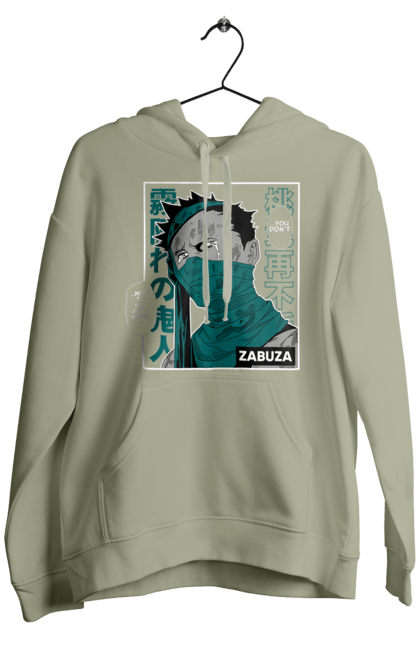 Men's hoodie with prints Naruto Zabuza Momochi. Anime, character, hidden mist demon, manga, naruto, tv series, zabuza momochi. 2070702