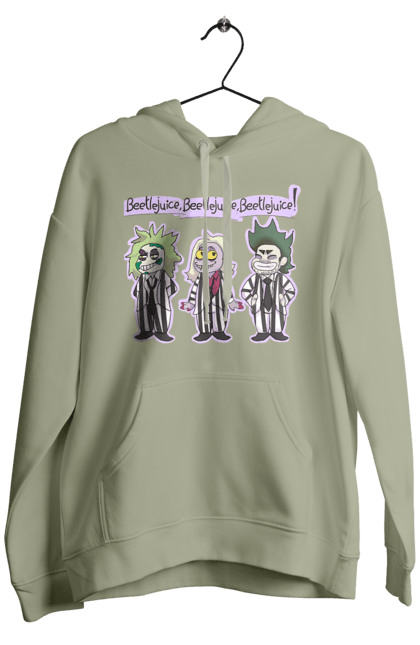 Men's hoodie with prints Beetlejuice. Beetlejuice, comedy, ghost, horror, movie, tim burton, warner bros. 2070702