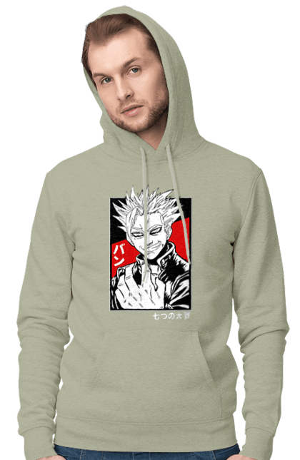 Men's hoodie with prints Seven deadly sins Ban. Anime, ban, manga, seven deadly sins. 2070702