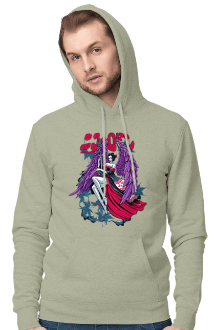 Men's hoodie with prints One Piece Nico Robin. Anime, devil child, manga, nico robin, one piece, straw hat pirates. 2070702