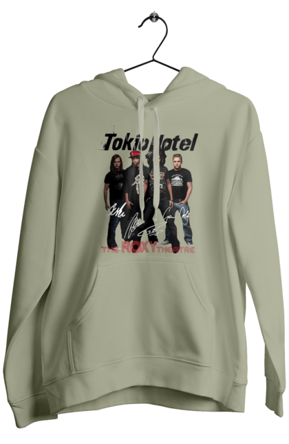 Men's hoodie with prints Tokio Hotel. Alternative rock, electronic rock, group, music, pop, pop rock, power pop, rock, tokio hotel. 2070702