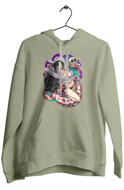 Men's hoodie with prints One Piece Boa Hancock. Anime, boa hancock, manga, one piece, pirate empress, straw hat pirates. 2070702