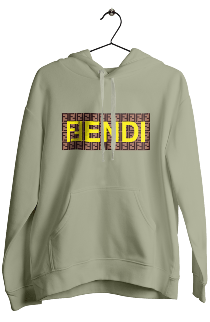 Чоловіче худі з принтом "Fendi". Fendi, lvmh, бренд, будинок моди, італія, люкс, мода, одяг, сумка, фенді. 2070702