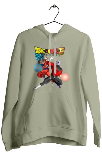 Men's hoodie with prints Dragon Ball Son Goku. Anime, dragon ball, goku, manga, son goku, tv series. 2070702