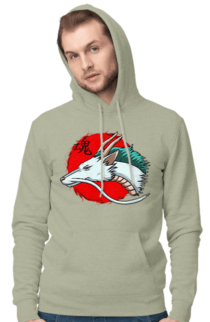 Men's hoodie with prints Spirited Away Haku. Dragon, haku, spirited away, studio ghibli. 2070702