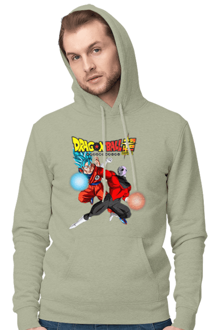 Men's hoodie with prints Dragon Ball Son Goku. Anime, dragon ball, goku, manga, son goku, tv series. 2070702