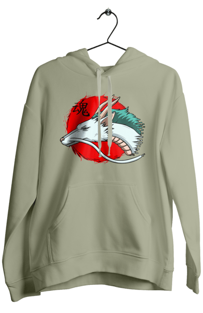 Men's hoodie with prints Spirited Away Haku. Dragon, haku, spirited away, studio ghibli. 2070702