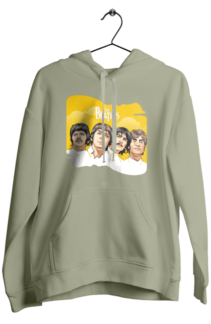 Men's hoodie with prints The Beatles. Beatles, george harrison, john lennon, liverpool four, music, paul mccartney, ringo starr. 2070702